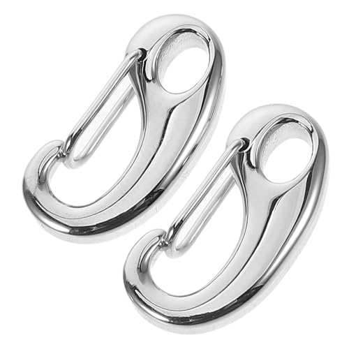 FIXOSHEE 2 Stück Edelstahl Karabiner Lobster Clasp Verschluss für DIY Schmuck Ketten Hosenketten Modeaccessoires Minimalistisch Elegant Vielseitig Einsetzbar FIXOSHEE 2 Stück Edelstahl Karabiner Lobster Clasp Verschluss für DIY Schmuck Ketten Hosenketten Modeaccessoires Minimalistisch Elegant Vielseitig Einsetzbar von FIXOSHEE