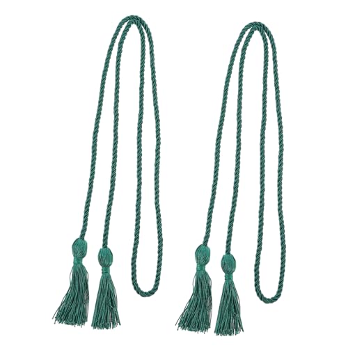 FIXOSHEE 2 Stück Graduierungskordel mit Quaste in Militärgrün Langlebiges Dekoratives Accessoire für Abschlussfeier und Doktorhut Stilvolle Abschlussdeko für Feierliche Anlässe von FIXOSHEE