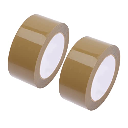 FIXOSHEE 2 Stück Hochwertiges Verpackungs Klebeband Hohe Klebkraft für Karton und Logistikverpackungen Temperaturbeständig und Kratzfest von FIXOSHEE