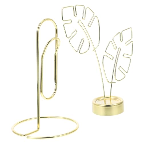 FIXOSHEE 2 Stück Kartenhalter Fotoclips Kreative Tischkartenhalter für Hochzeiten Geburtstage mit Stabilem Stand und Dekorativem Design FIXOSHEE 2 Stück Kartenhalter Fotoclips Kreative Tischkartenhalter für Hochzeiten Geburtstage mit Stabilem Stand und Dekorativem Design von FIXOSHEE