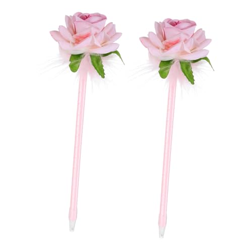 FIXOSHEE 2 Stück Kreative Blumen Kugelschreiber mit Glatter Schreibfunktion Tragbare Leichte Schreibstifte für Büro Schule Partygeschenke Originelle Geschenkidee Rosa FIXOSHEE 2 Stück Kreative Blumen Kugelschreiber mit Glatter Schreibfunktion Tragbare Leichte Schreibstifte für Büro Schule Partygeschenke Originelle Geschenkidee Rosa von FIXOSHEE