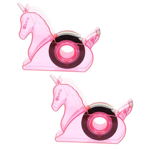 FIXOSHEE 2 Stück Praktischer Klebebandabroller Tischabroller mit Cartoon Einhorn Design Langlebiger Tape Dispenser für Bürobedarf und Schreibtisch Zubehör Einfacher und Sauberer Klebeband FIXOSHEE 2 Stück Praktischer Klebebandabroller Tischabroller mit Cartoon Einhorn Design Langlebiger Tape Dispenser für Bürobedarf und Schreibtisch Zubehör Einfacher und Sauberer Klebeband von FIXOSHEE