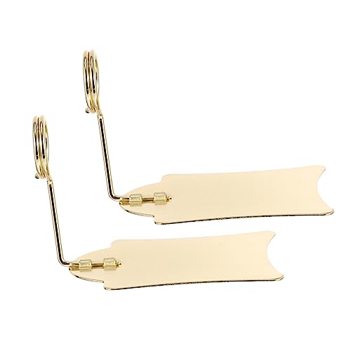 FIXOSHEE 2 Stück Preiszeichen Halter Clip für Werbung Metall Etikettenhalter für Supermärkte Bäckereien und Ausstellungen Geeignet für Verschiedene Oberflächen und Objekte von FIXOSHEE