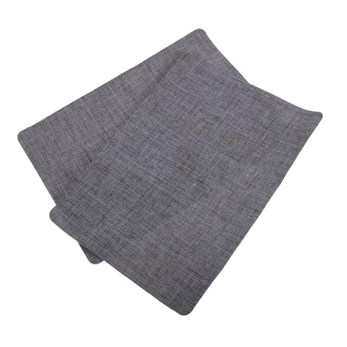 FIXOSHEE 2 Stück Selbstklebende Leinen Reparaturflicken Dunkelgrau Atmungsaktive Stoffflicken für Möbel Sofa Autositze und Taschen Stark Haftend Rückstandsfrei Entfernbare Reparaturpatches von FIXOSHEE