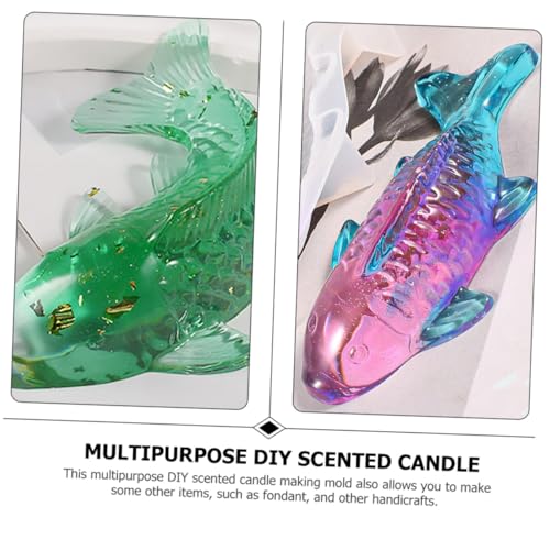 FIXOSHEE 2 Stück Silikonform Fisch Kerzen Gießform Langlebig Sicher Einfach zu Reinigen für DIY Kerzenherstellung und Kreative Fisch dekoration Wiederverwendbar Praktisches Geschenk für FIXOSHEE 2 Stück Silikonform Fisch Kerzen Gießform Langlebig Sicher Einfach zu Reinigen für DIY Kerzenherstellung und Kreative Fisch dekoration Wiederverwendbar Praktisches Geschenk für von FIXOSHEE