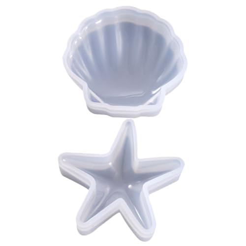 FIXOSHEE 2 Stück Silikonform Meerestiere Seestern und Muschel Gießform Flexibel Antihaftend Wiederverwendbar für DIY Basteln Schmuck und Deko Leicht zu Reinigen Ozeanmotiv für Kreative FIXOSHEE 2 Stück Silikonform Meerestiere Seestern und Muschel Gießform Flexibel Antihaftend Wiederverwendbar für DIY Basteln Schmuck und Deko Leicht zu Reinigen Ozeanmotiv für Kreative von FIXOSHEE