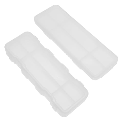 FIXOSHEE 2 Stück Silikonform Stiftebox Teilig Flexibel Verschleißfest DIY Gießform Epoxidharz Dekorative Aufbewahrungsbox Bastelset für Kreative Organizer und Geschenkideen von FIXOSHEE