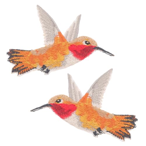 FIXOSHEE 2 Stück Symmetrische Bestickte Vogel Bügelbilder Aufnäher zum Aufbügeln für Kleidung Rucksäcke DIY Stoffflicken Langlebige Applikationen zum Reparieren und Verzieren von Textilien FIXOSHEE 2 Stück Symmetrische Bestickte Vogel Bügelbilder Aufnäher zum Aufbügeln für Kleidung Rucksäcke DIY Stoffflicken Langlebige Applikationen zum Reparieren und Verzieren von Textilien von FIXOSHEE