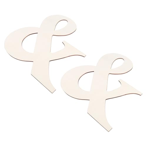 FIXOSHEE 2 Stück Teiliges DIY Holzbuchstaben Blanko Holzfliesen zum Bemalen Graffiti Holzstücke für Bastelprojekte Dekorative Anhänger für Restaurant Scrapbooking FIXOSHEE 2 Stück Teiliges DIY Holzbuchstaben Blanko Holzfliesen zum Bemalen Graffiti Holzstücke für Bastelprojekte Dekorative Anhänger für Restaurant Scrapbooking von FIXOSHEE