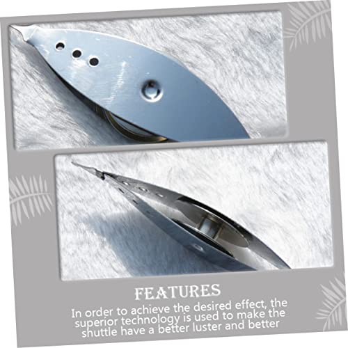 FIXOSHEE 2 Stück Teiliges Metal Tatting Shuttle Vintage Spitzenherstellung Werkzeug Manuelles Flechtwerkzeug mit Glatter Oberfläche Hohe Verschleißfestigkeit für DIY Handarbeiten FIXOSHEE 2 Stück Teiliges Metal Tatting Shuttle Vintage Spitzenherstellung Werkzeug Manuelles Flechtwerkzeug mit Glatter Oberfläche Hohe Verschleißfestigkeit für DIY Handarbeiten von FIXOSHEE