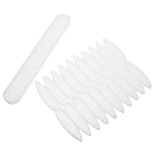FIXOSHEE 2 Stück Teiliges Silikon Gießform für Windspiel DIY Flexible und Reißfeste Harzform mit Glatter Oberfläche Transparent zum Basteln von Gartendeko und Anhängern von FIXOSHEE