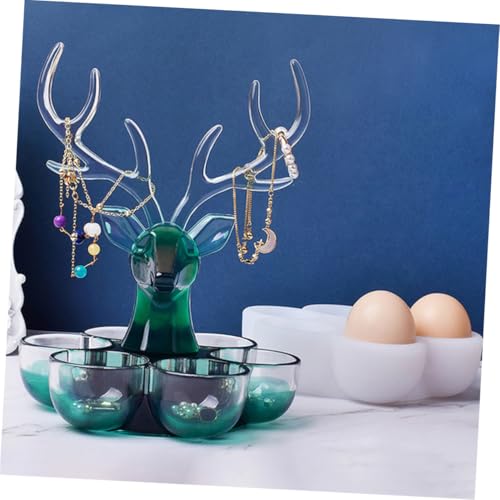 FIXOSHEE 2 Stück Teiliges Silikonform für Schmuckbox und Geweih Design Wiederverwendbar Langlebig Kompatibel mit Epoxidharz und UV harz für DIY Schmuckständer und Aufbewahrung Kreative FIXOSHEE 2 Stück Teiliges Silikonform für Schmuckbox und Geweih Design Wiederverwendbar Langlebig Kompatibel mit Epoxidharz und UV harz für DIY Schmuckständer und Aufbewahrung Kreative von FIXOSHEE