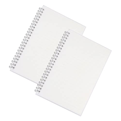 FIXOSHEE 2 Stück Teiliges Transparentes Spiralnotizbuch mit Mattiertem Einband Liniertes Notizheft Glattes Schreibpapier Vielseitiges Tagebuch und Notizblock für Schule und Büro FIXOSHEE 2 Stück Teiliges Transparentes Spiralnotizbuch mit Mattiertem Einband Liniertes Notizheft Glattes Schreibpapier Vielseitiges Tagebuch und Notizblock für Schule und Büro von FIXOSHEE