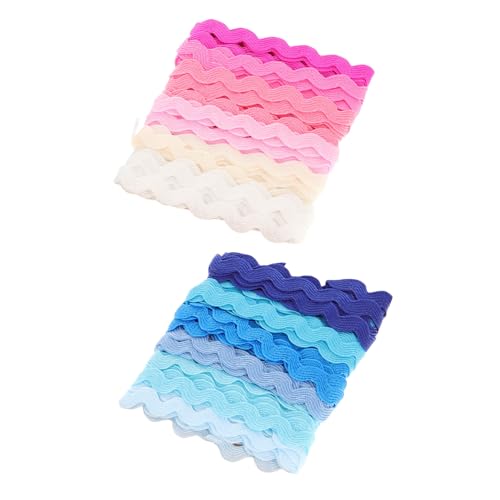 FIXOSHEE 2 Stück Teiliges Welliges Geschenkband Mehrfarbiges Satinband für Geschenkverpackung Party Hochzeitsdeko DIY Bastelband mit Farben Welliges Zierband für Handwerk und Schmuck FIXOSHEE 2 Stück Teiliges Welliges Geschenkband Mehrfarbiges Satinband für Geschenkverpackung Party Hochzeitsdeko DIY Bastelband mit Farben Welliges Zierband für Handwerk und Schmuck von FIXOSHEE