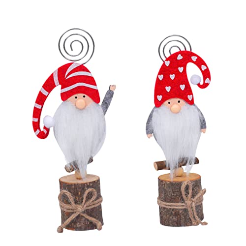 FIXOSHEE 2 Stück Weihnachts Memo Halter ohne Gesicht Puppe Niedlicher Kartenhalter mit Herz und Streifen Rutschfest Robust für Tischkarten Fotos Notizen bei Party Hochzeit Geburtstag FIXOSHEE 2 Stück Weihnachts Memo Halter ohne Gesicht Puppe Niedlicher Kartenhalter mit Herz und Streifen Rutschfest Robust für Tischkarten Fotos Notizen bei Party Hochzeit Geburtstag von FIXOSHEE
