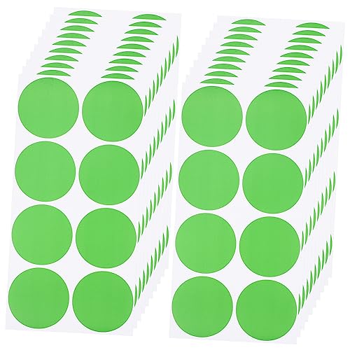 FIXOSHEE 20 Blatt Klebeetiketten Selbstklebende Farbpunkt Aufkleber Blatt für DIY Büro Schule Vielseitig Einsetzbar Wasserfest Beschreibbar von FIXOSHEE