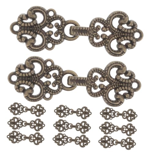 FIXOSHEE 20 Paar Knöpfe Zum Nähen Von Knoten Froschknöpfen Hemdknöpfen Für Kleidung Chinesische Verschlussknöpfe Pulloverschnalle Chinesische Knoten Nähknöpfe Verschluss FIXOSHEE 20 Paar Knöpfe Zum Nähen Von Knoten Froschknöpfen Hemdknöpfen Für Kleidung Chinesische Verschlussknöpfe Pulloverschnalle Chinesische Knoten Nähknöpfe Verschluss von FIXOSHEE