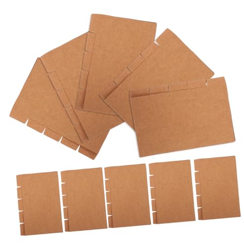 FIXOSHEE 20 Sätze Papier Trennblätter für Ordner Á aus Kraftpapier Beschreibbare Indexkarten für Notizen Berichte Präsentationen und Tagebücher von FIXOSHEE