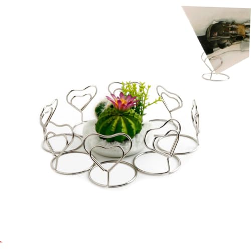 FIXOSHEE 20 Stück Herzförmige Draht Tischkartenhalter Silber Wiederverwendbare Memo Platzhalter für Hochzeit Party Restaurantdekoration mit Stabilem Ringfuß Niedliche Tischnummern FIXOSHEE 20 Stück Herzförmige Draht Tischkartenhalter Silber Wiederverwendbare Memo Platzhalter für Hochzeit Party Restaurantdekoration mit Stabilem Ringfuß Niedliche Tischnummern von FIXOSHEE