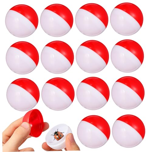 FIXOSHEE 20 Stück Leere Transparente Plastikkapseln Befüllbare Kugeln für Glückskapselautomaten DIY Bastelbedarf Sichere Verschlussmechanik für Partygeschenke und Interaktive Spiele FIXOSHEE 20 Stück Leere Transparente Plastikkapseln Befüllbare Kugeln für Glückskapselautomaten DIY Bastelbedarf Sichere Verschlussmechanik für Partygeschenke und Interaktive Spiele von FIXOSHEE