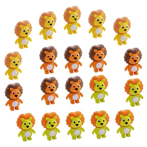 FIXOSHEE 20 Stück Niedliche Tier radiergummis für Kleines Leichtes Design Sichere Materialien für Schule Büro Partygeschenke Praktische und Langlebige Schreibwaren für Zufällige Farbe von FIXOSHEE