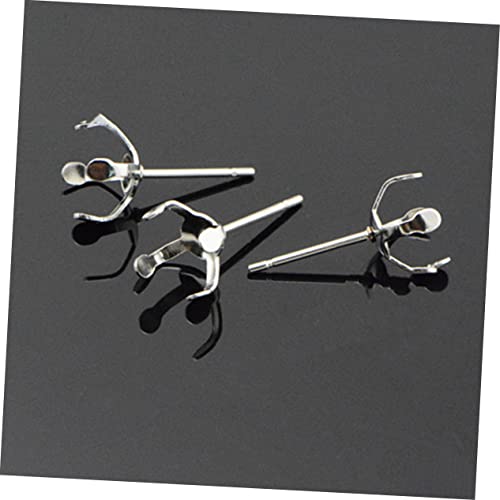FIXOSHEE 20 Stück Ohrstecker Claws Perlenschmuck Zubehör DIY Ohrstecker Rohlinge Leicht Rostfrei Langlebig für Schmuckherstellung und Bastelprojekte Damen FIXOSHEE 20 Stück Ohrstecker Claws Perlenschmuck Zubehör DIY Ohrstecker Rohlinge Leicht Rostfrei Langlebig für Schmuckherstellung und Bastelprojekte Damen von FIXOSHEE