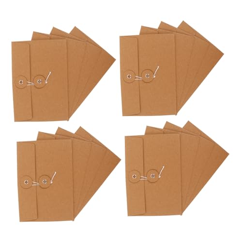 FIXOSHEE 20 Stück Retro Kraftpapier Umschläge Mehrzweck Dokumentenmappe mit Wickelverschluss Blickdicht für Briefe Notizen Büro und Dekorationszwecke FIXOSHEE 20 Stück Retro Kraftpapier Umschläge Mehrzweck Dokumentenmappe mit Wickelverschluss Blickdicht für Briefe Notizen Büro und Dekorationszwecke von FIXOSHEE
