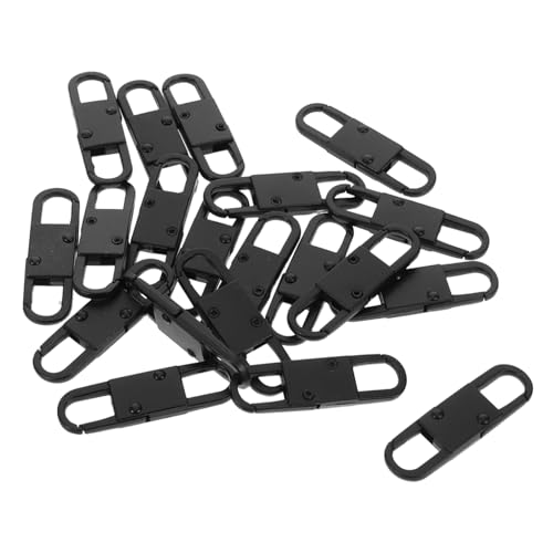 FIXOSHEE 20 Stück S Förmige Diebstahl Metallkarabiner mit Federverschluss Robuste Kettenhaken für Geldbörsen Rucksäcke Zipper Verstellbar und Langlebig für Reisen und Outdoor Einsatz von FIXOSHEE