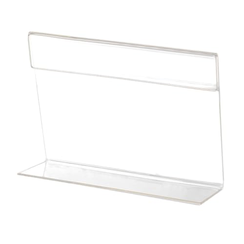 FIXOSHEE 20 Stück Teiliges Acryl Etikettenhalter Form Transparent Langlebig Wiederverwendbar für Supermärkte Einzelhandel Preisschildhalter Stabil Leicht zu Befestigen und Vielseitig FIXOSHEE 20 Stück Teiliges Acryl Etikettenhalter Form Transparent Langlebig Wiederverwendbar für Supermärkte Einzelhandel Preisschildhalter Stabil Leicht zu Befestigen und Vielseitig von FIXOSHEE