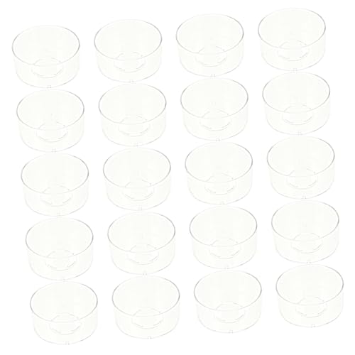 FIXOSHEE 20 Stück Teiliges DIY Kerzengießform Flammhemmende Kunststoffbehälter für Kerzen Runde Acryl Wachsschmelzboxen Vielseitig für Paraffin und Sojawachs für DIY Kerzenherstellung und FIXOSHEE 20 Stück Teiliges DIY Kerzengießform Flammhemmende Kunststoffbehälter für Kerzen Runde Acryl Wachsschmelzboxen Vielseitig für Paraffin und Sojawachs für DIY Kerzenherstellung und von FIXOSHEE