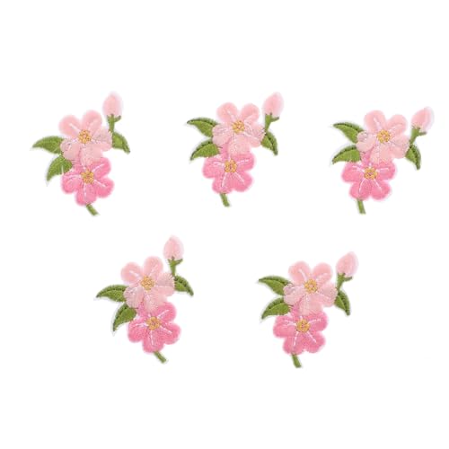 FIXOSHEE 20 Stück Teiliges DIY Stoffflicken mit Blumen Applikationen zum Aufbügeln und Aufnähen Bestickte Kleidungspatches für Individuelle Modegestaltung und Reparatur von von FIXOSHEE
