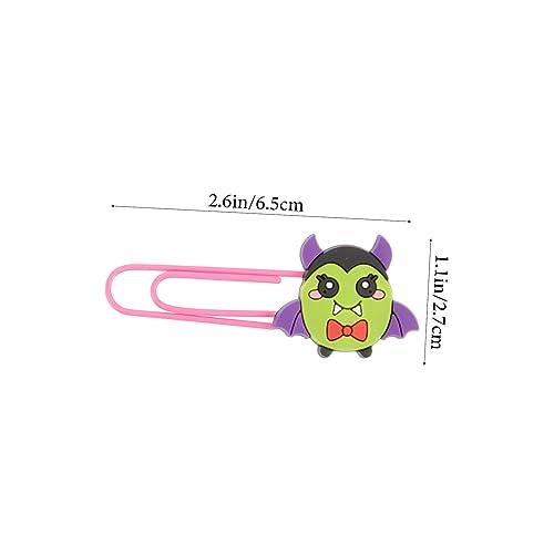 FIXOSHEE 20 Stück Teiliges Halloween Paperclips mit Bunten Lesezeichen Vielseitige Büroklammern für Partydeko Kindergeburtstag und Halloween Geschenke Praktische und Farbenfrohe Bastelideen von FIXOSHEE