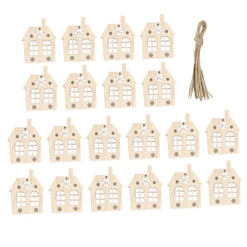 FIXOSHEE 20 Stück Teiliges Holz Weihnachtsbaum Anhänger Ausgeschnittene Hausform Sichere Glatte Kanten DIY Weihnachtsbaum Deko Festliche Baumschmuck für Party Nachhaltige Holzverarbeitung FIXOSHEE 20 Stück Teiliges Holz Weihnachtsbaum Anhänger Ausgeschnittene Hausform Sichere Glatte Kanten DIY Weihnachtsbaum Deko Festliche Baumschmuck für Party Nachhaltige Holzverarbeitung von FIXOSHEE