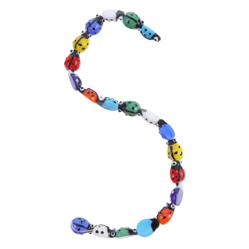 FIXOSHEE 20 Stück Teiliges Marienkäfer Bunte DIY Schmuckperlen Glasperlen für Armband Kette Schlüsselanhänger Basteln Zubehör Zufällige Farbe Zufällige Farbe FIXOSHEE 20 Stück Teiliges Marienkäfer Bunte DIY Schmuckperlen Glasperlen für Armband Kette Schlüsselanhänger Basteln Zubehör Zufällige Farbe Zufällige Farbe von FIXOSHEE