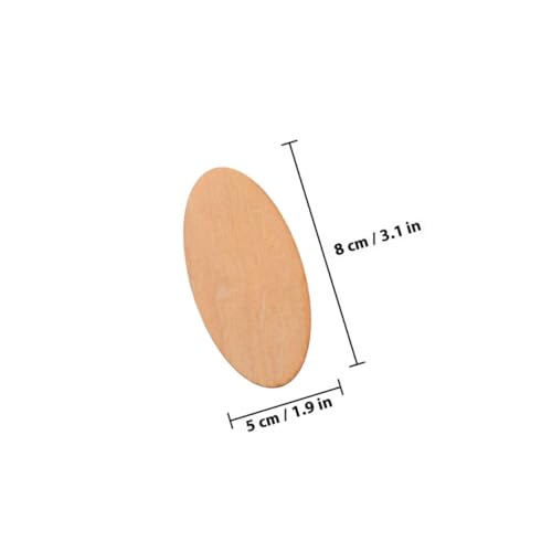 FIXOSHEE 20 Stück Teiliges Ovale Blanko holzscheiben aus Glattem Holz Langlebige DIY holzstücke mit Natürlicher Farbe und Glatten Kanten für Basteln Bemalen und Gravieren FIXOSHEE 20 Stück Teiliges Ovale Blanko holzscheiben aus Glattem Holz Langlebige DIY holzstücke mit Natürlicher Farbe und Glatten Kanten für Basteln Bemalen und Gravieren von FIXOSHEE