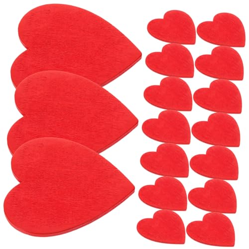 FIXOSHEE 20 Stück Teiliges Rote Holzscheiben Herzförmige Holzornamente zum Basteln DIY Hochzeitsdeko Glatte Oberfläche Leichte Holzstücke für Kreative Dekorationen und Partyaccessoires FIXOSHEE 20 Stück Teiliges Rote Holzscheiben Herzförmige Holzornamente zum Basteln DIY Hochzeitsdeko Glatte Oberfläche Leichte Holzstücke für Kreative Dekorationen und Partyaccessoires von FIXOSHEE