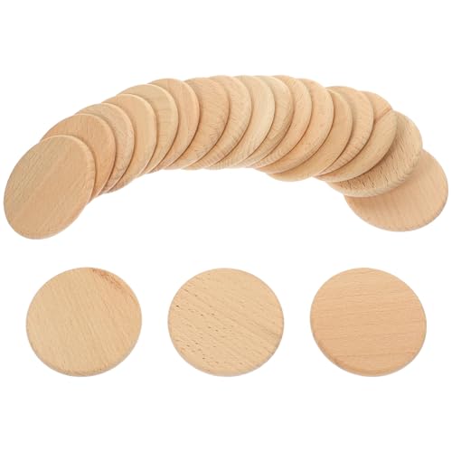 FIXOSHEE 20 Stück Teiliges Runde Unbehandelte Buchenholzscheiben Naturbelassen für DIY Bastelprojekte Bemalbare Holzplatten als Geburtstags Hochzeitsdeko Vielseitige Holzverzierung FIXOSHEE 20 Stück Teiliges Runde Unbehandelte Buchenholzscheiben Naturbelassen für DIY Bastelprojekte Bemalbare Holzplatten als Geburtstags Hochzeitsdeko Vielseitige Holzverzierung von FIXOSHEE