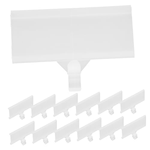 FIXOSHEE 20 Stück Teiliges Transparente Etikettenhalter aus Kunststoff Stabiler Regal Clip für Drahtregale Einfache für Supermarkt Einzelhandels und Bekleidungsgeschäfte zur Klaren FIXOSHEE 20 Stück Teiliges Transparente Etikettenhalter aus Kunststoff Stabiler Regal Clip für Drahtregale Einfache für Supermarkt Einzelhandels und Bekleidungsgeschäfte zur Klaren von FIXOSHEE