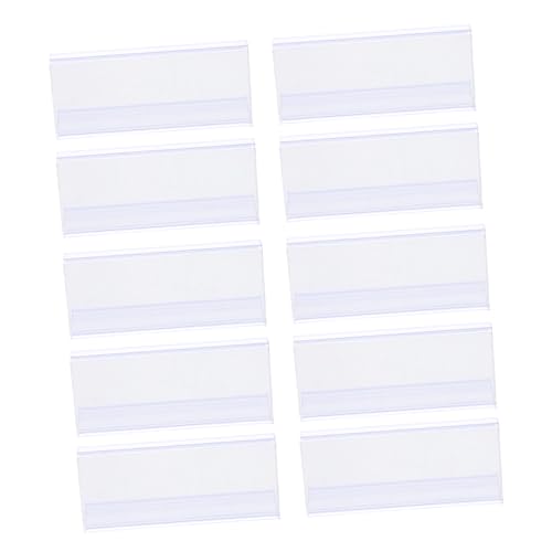 FIXOSHEE 20 Stück Teiliges Transparenter Preisschildhalter aus Kunststoff Stabile Etikettenhalter für Regale Einfache Befestigung für Supermarkt und Einzelhandelsanzeige Vielseitiger FIXOSHEE 20 Stück Teiliges Transparenter Preisschildhalter aus Kunststoff Stabile Etikettenhalter für Regale Einfache Befestigung für Supermarkt und Einzelhandelsanzeige Vielseitiger von FIXOSHEE