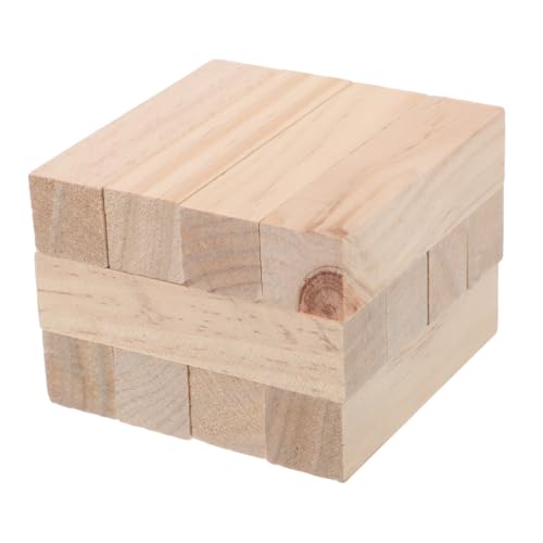FIXOSHEE 20 Stück Unbehandelte Holzblöcke Rechteckige Kiefernholz Rohlinge zum Schnitzen und Basteln für Anfänger DIY Kreative Holzteile mit Natürlicher Maserung FIXOSHEE 20 Stück Unbehandelte Holzblöcke Rechteckige Kiefernholz Rohlinge zum Schnitzen und Basteln für Anfänger DIY Kreative Holzteile mit Natürlicher Maserung von FIXOSHEE
