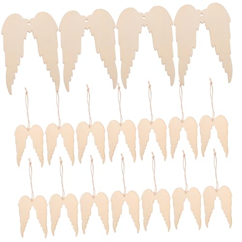FIXOSHEE 20 Stück Weihnachtsengelsflügel Anhänger DIY Flügel Ausschnitte Basteln Partybedarf Projekte Engel DIY Basteln Flügelformen Weihnachtsdekorationen Geschenk Ornamente FIXOSHEE 20 Stück Weihnachtsengelsflügel Anhänger DIY Flügel Ausschnitte Basteln Partybedarf Projekte Engel DIY Basteln Flügelformen Weihnachtsdekorationen Geschenk Ornamente von FIXOSHEE