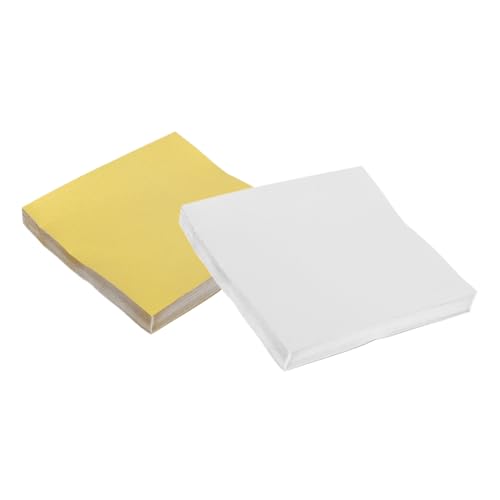 FIXOSHEE 200 Blatt Metallische Faltblätter, Glänzendes Papier Zum Basteln, Einseitig Glänzendes Origami-papier, Helles Faltpapier Für Kinder Und Erwachsene, Verschiedene Farben von FIXOSHEE
