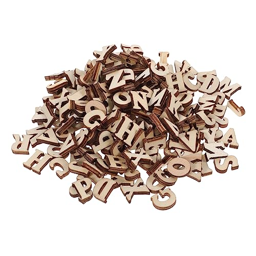 FIXOSHEE 200 Stück Diy Holzbuchstaben Naturholz Verzierungen für Bastelprojekte für Scrapbooking und Kreative Dekorationen Geeignet für Kunsthandwerk FIXOSHEE 200 Stück Diy Holzbuchstaben Naturholz Verzierungen für Bastelprojekte für Scrapbooking und Kreative Dekorationen Geeignet für Kunsthandwerk von FIXOSHEE