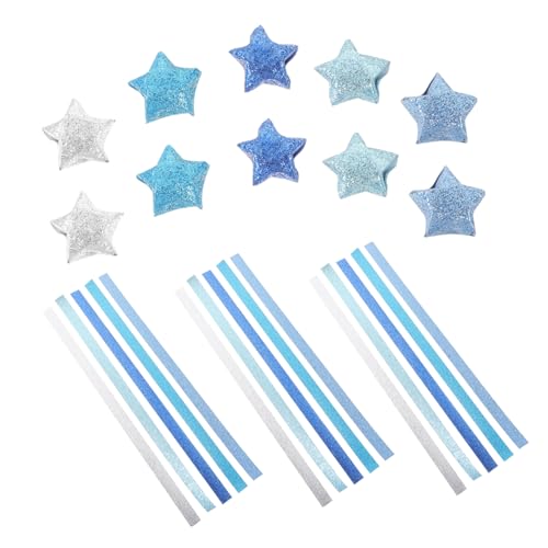 FIXOSHEE 200 Stück Glitzer Origami Stern Papierstreifen Farbiger Farbverlauf Blau DIY Bastelpapier für Handliches Faltpapier für Papierfalten Dekoration und Kreative Handarbeiten FIXOSHEE 200 Stück Glitzer Origami Stern Papierstreifen Farbiger Farbverlauf Blau DIY Bastelpapier für Handliches Faltpapier für Papierfalten Dekoration und Kreative Handarbeiten von FIXOSHEE