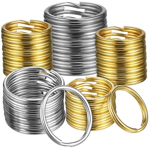 FIXOSHEE 200 Stück Kleine Schlüsselringe aus Kupfer und Robuste Runde Split Ringe Sicherer Verschluss für Schlüsselanhänger Organisation und DIY Bastelprojekte FIXOSHEE 200 Stück Kleine Schlüsselringe aus Kupfer und Robuste Runde Split Ringe Sicherer Verschluss für Schlüsselanhänger Organisation und DIY Bastelprojekte von FIXOSHEE