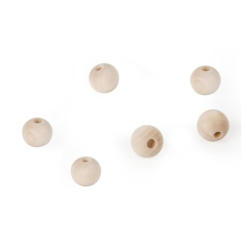 FIXOSHEE 200 Stück Natürliche Runde Holzperlen zum Auffädeln Unbehandelte Holzkugeln für DIY Schmuck Makramee Basteln Armbänder und Schlüsselanhänger Natürliche Farbe Glatte Oberfläche FIXOSHEE 200 Stück Natürliche Runde Holzperlen zum Auffädeln Unbehandelte Holzkugeln für DIY Schmuck Makramee Basteln Armbänder und Schlüsselanhänger Natürliche Farbe Glatte Oberfläche von FIXOSHEE