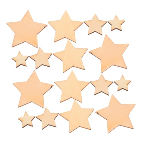 FIXOSHEE 200 Stück Teiliges Holzsterne Basteln Naturholz Fünfkantige Holzornamente für DIY Dekoration Geburtstag Hochzeit Party Kinderhandwerk FIXOSHEE 200 Stück Teiliges Holzsterne Basteln Naturholz Fünfkantige Holzornamente für DIY Dekoration Geburtstag Hochzeit Party Kinderhandwerk von FIXOSHEE