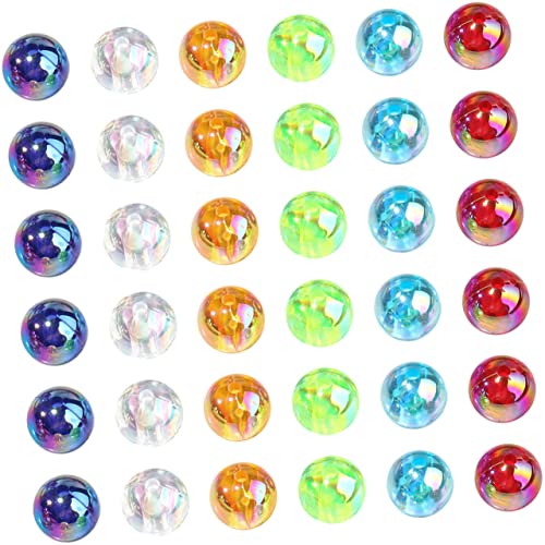 FIXOSHEE 200Stücke Bunte Acrylperlen Transparent für DIY Schmuckherstellung Kunsthandwerk Leicht und Strapazierfähig für Armbänder und FIXOSHEE 200Stücke Bunte Acrylperlen Transparent für DIY Schmuckherstellung Kunsthandwerk Leicht und Strapazierfähig für Armbänder und von FIXOSHEE