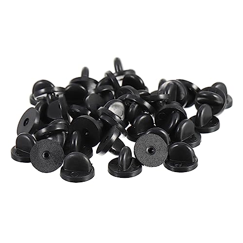 FIXOSHEE 200Stücke PVC Pin Backs für Broschenverschluss Anstecknadeln für DIY Bastelprojekte für Krawatten Jacken und Schmuckherstellung Stabiler Halt und Einfache von FIXOSHEE