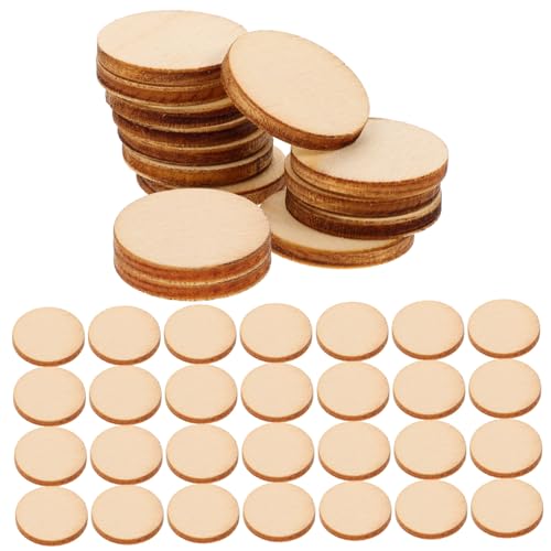 FIXOSHEE 200Stücke Unfertige Runde Holzscheiben Glatte DIY Holzstücke für Bastelprojekte und Dekoration für Schreiben und Kunstunterricht FIXOSHEE 200Stücke Unfertige Runde Holzscheiben Glatte DIY Holzstücke für Bastelprojekte und Dekoration für Schreiben und Kunstunterricht von FIXOSHEE